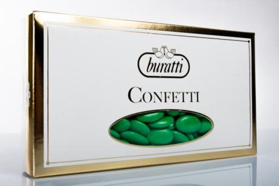 BURATTI Confetti Cioccolato Verdi 1 kg.